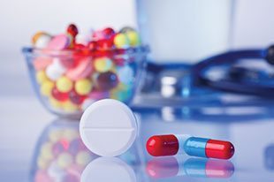 pharmaceutical pills stock images