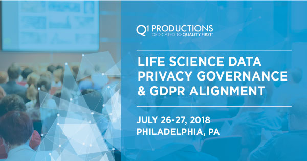 Life Science Data Privacy Governance and GDPR Alignment Conference