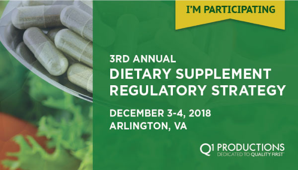 Agenda Download: 3rd Annual Dietary Supplement Regulatory Strategy Conference