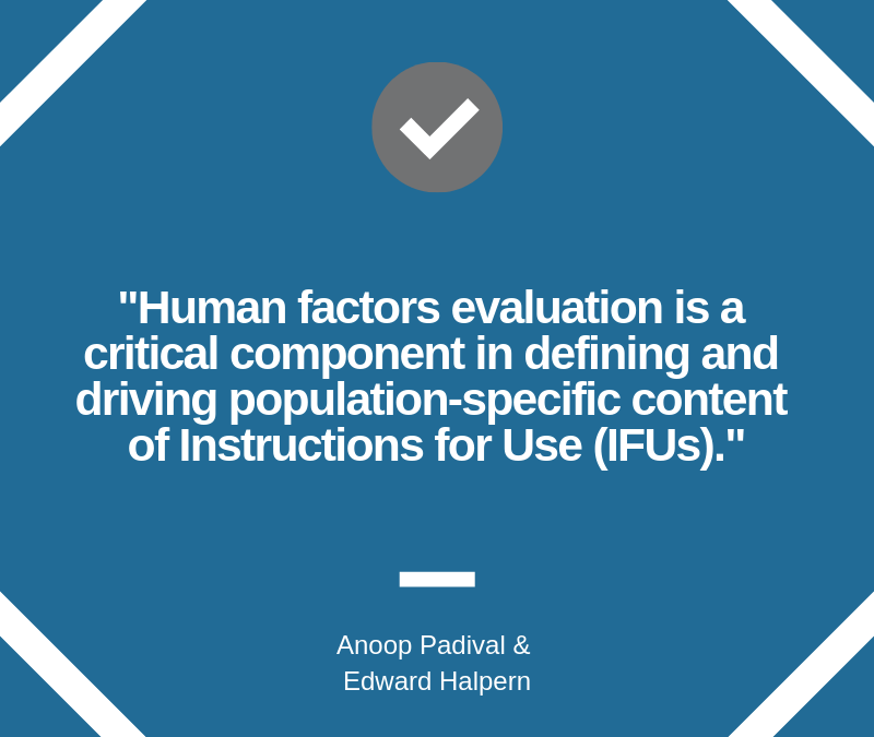 Global Combination Products and Human Factors