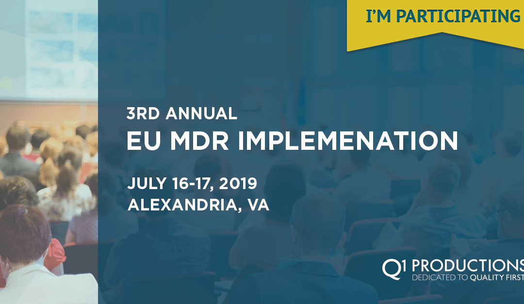3rd Annual EU MDR Implementation Conference: Alexandria – Agenda Download