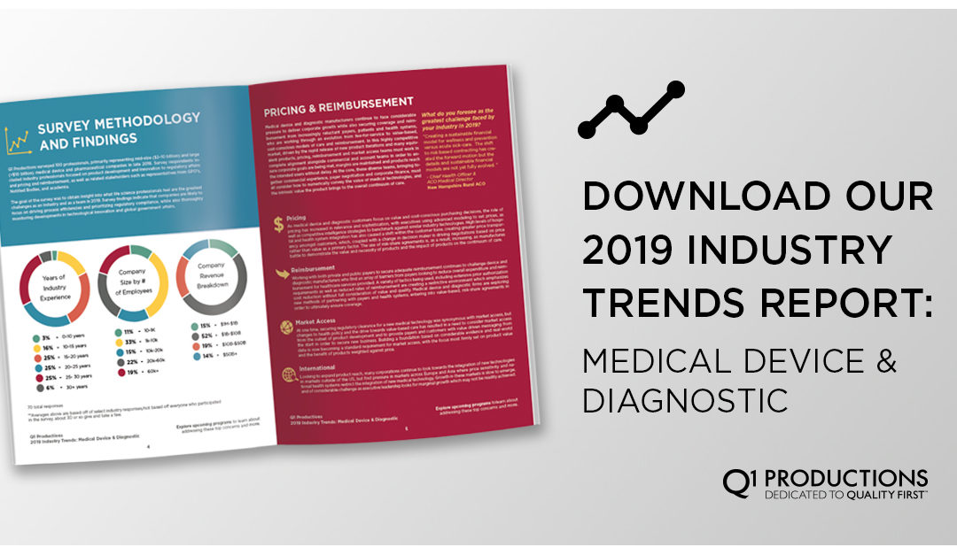 2019 Medical Device and Diagnostic Industry Trends