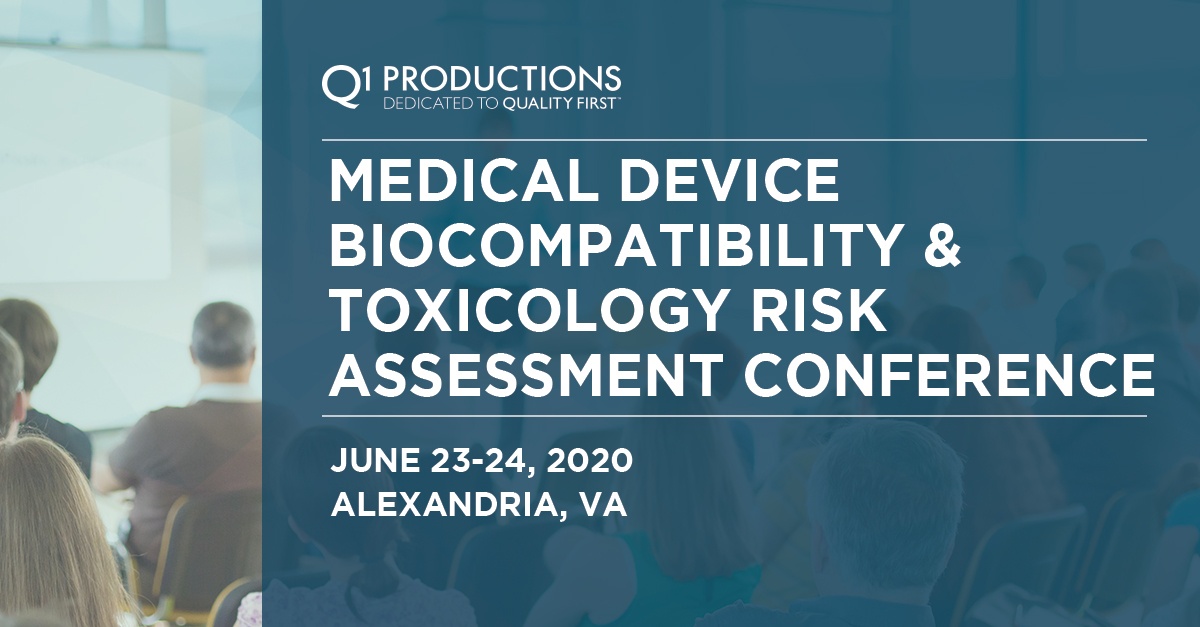Medical Device & Toxicology Risk Assessment ConferenceRegistration Q1