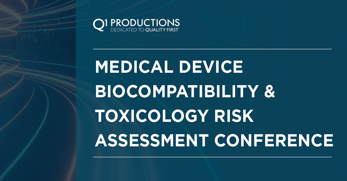 Medical Device & Toxicology Risk Assessment Q1 Productions