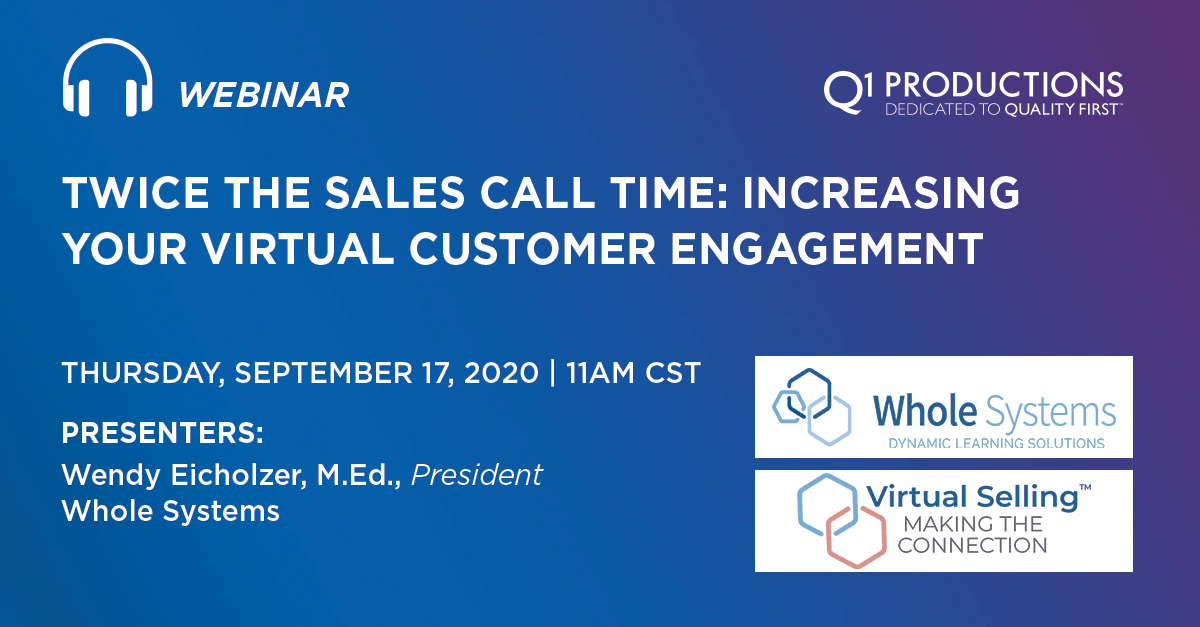 Twice the Sales Call Time: Increasing Your Virtual Customer Engagement ...