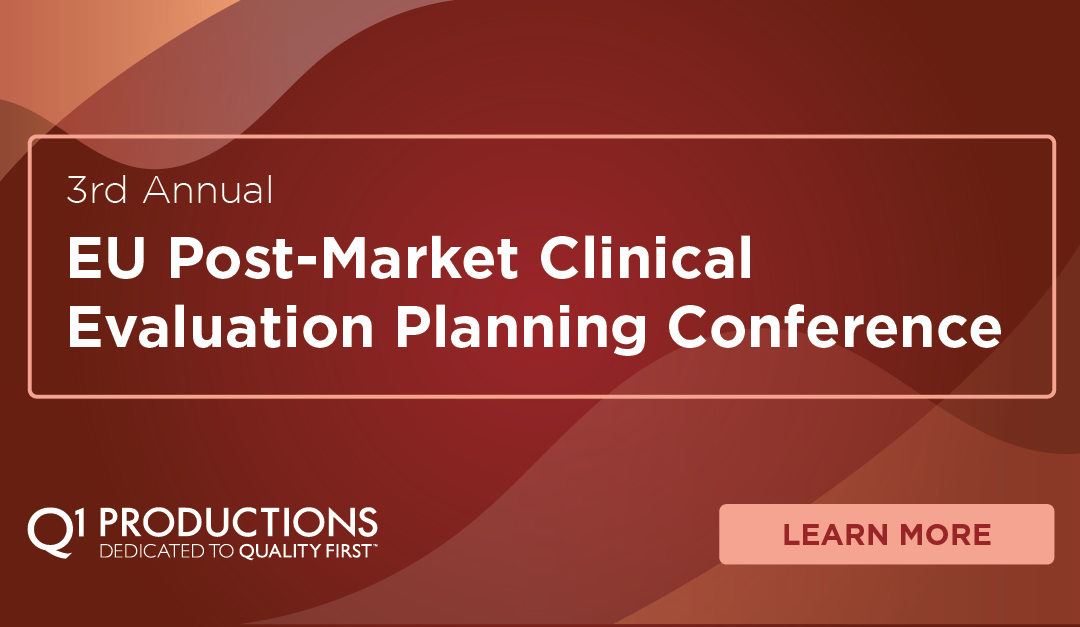 3rd Annual EU Post-Market Clinical Evaluation Planning Conference