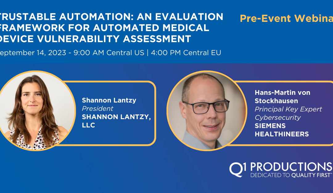 TRUSTABLE AUTOMATION: AN EVALUATION FRAMEWORK FOR AUTOMATED MEDICAL DEVICE VULNERABILITY ASSESSMENT