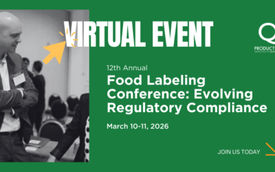 12th Annual Food Labeling: Evolving Regulatory Compliance Conference